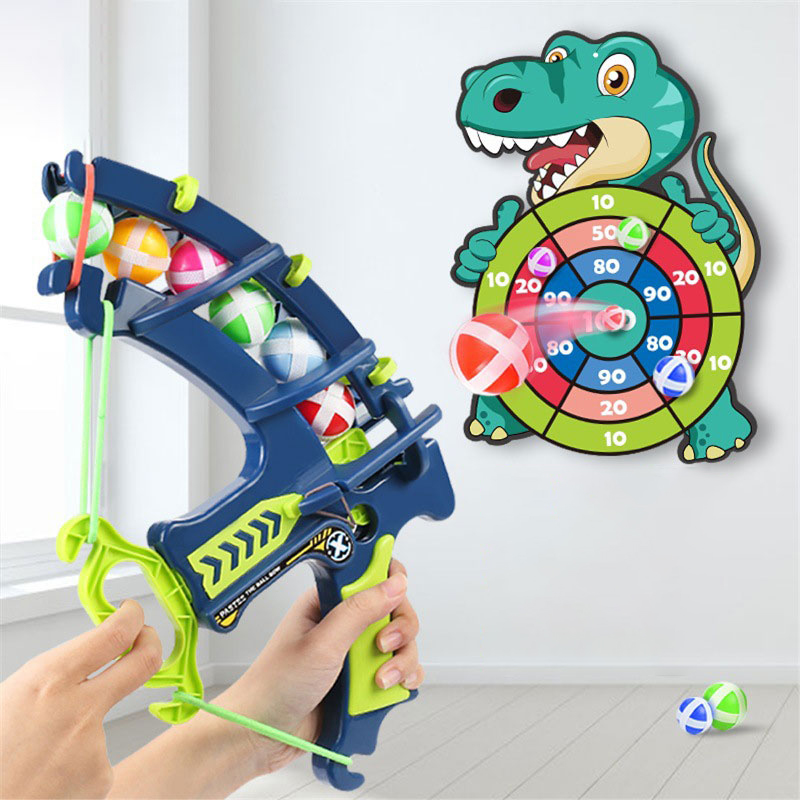Outdoor Hunting Toys - Montessori Lempar Olahraga Katapel Target Bola