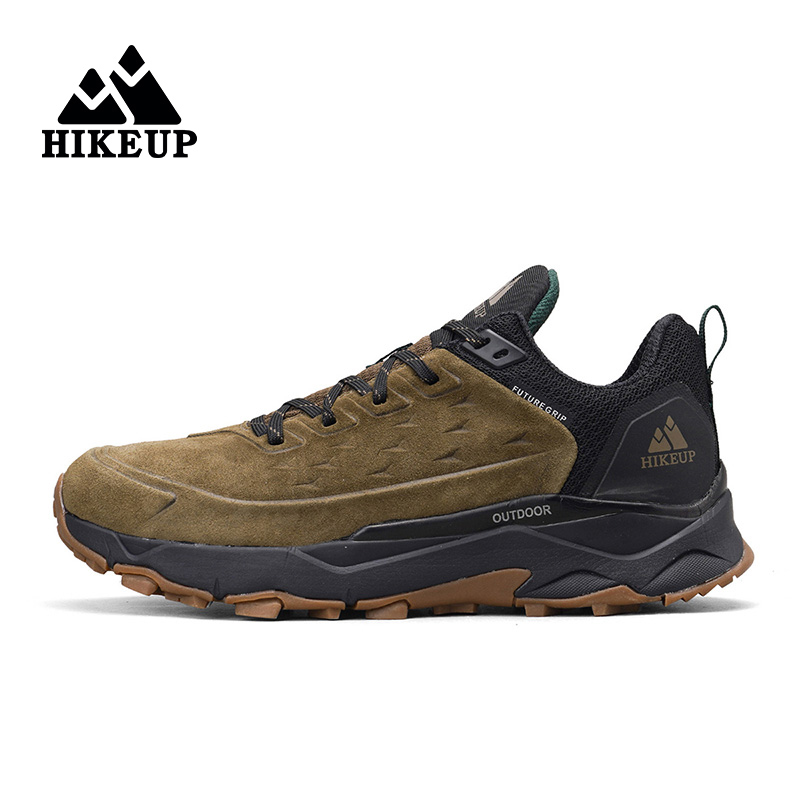 Hunting Outdoor Boots - HIKEUP sepatu bantalan sol luar karet