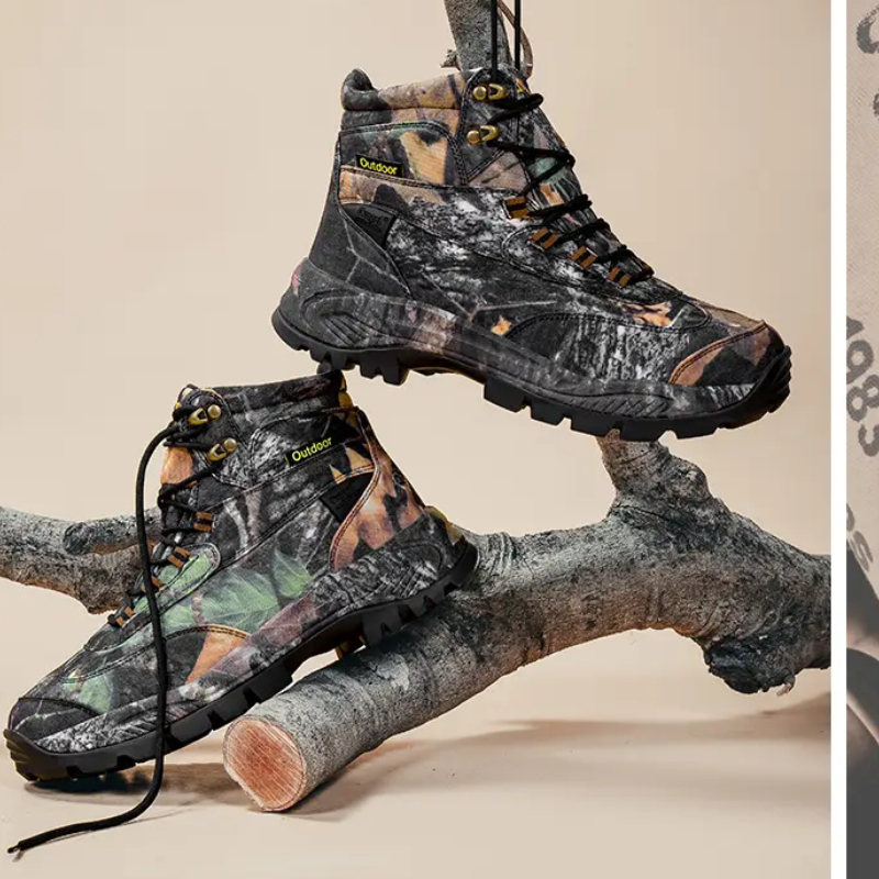 Hunting Outdoor Boots - Sepatu Bot Berburu Kamuflase High Top