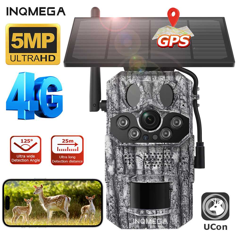 Trail Camera Infrared - INQMEGA4G 2K 5MP PIR gerakan diaktifkan