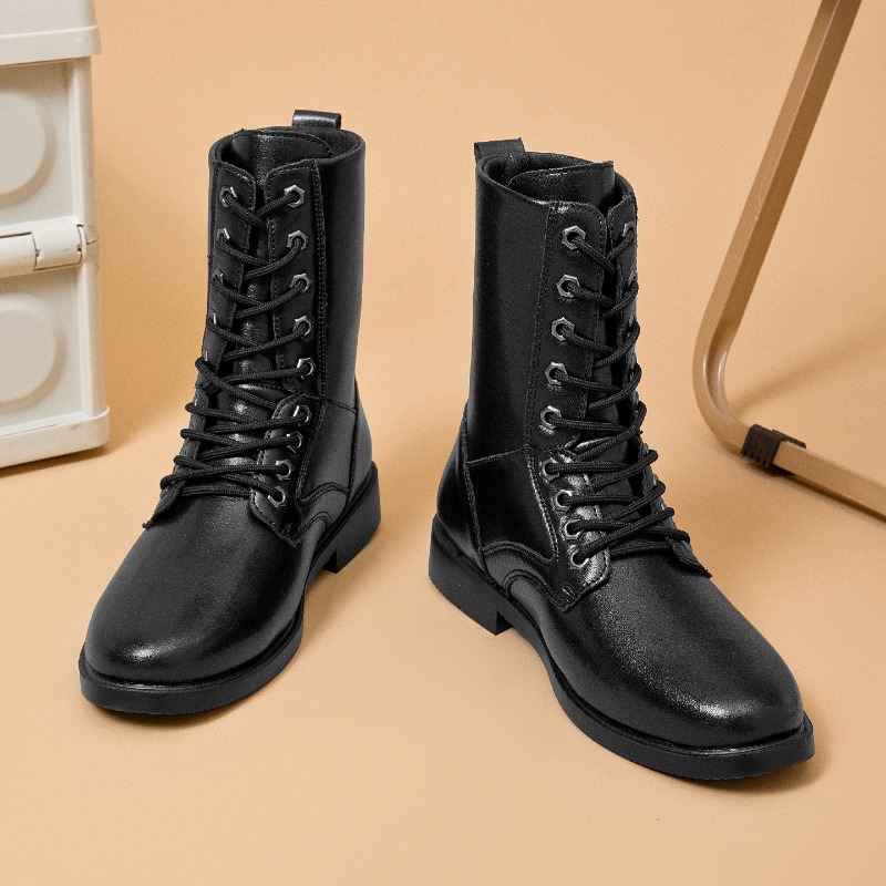 Hunting Outdoor Boots - MAIJIAKA Sepatu Bot Kulit Tinggi Sepatu