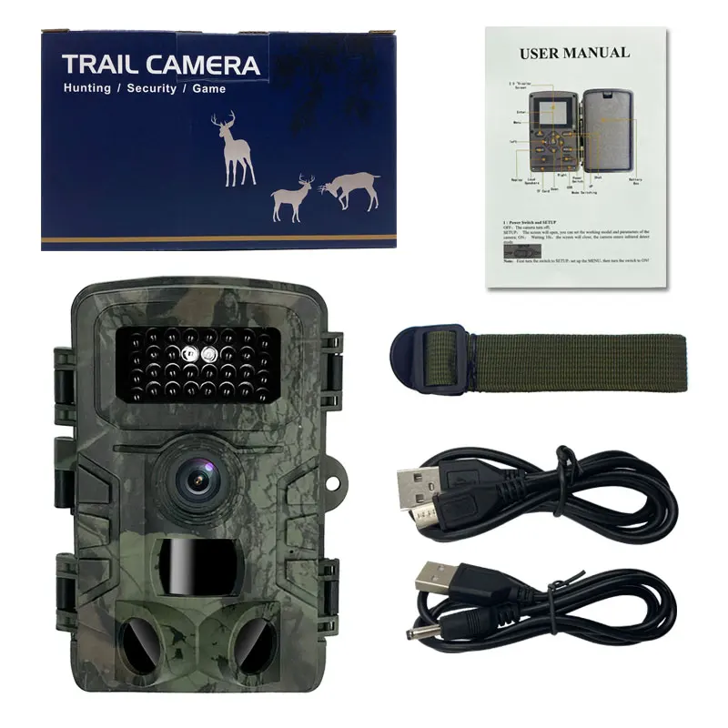 Trail Camera Infrared - Kamera Perburuan PR700 dengan Penglihatan Malam