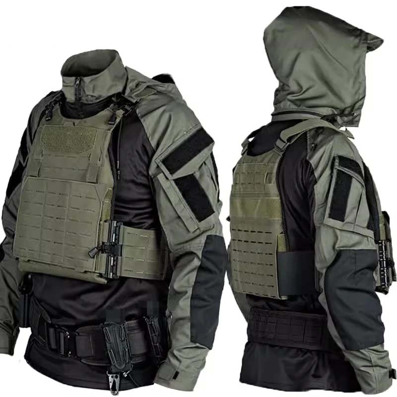 Hunting Outdoor - Setelan Kemeja & Celana Tempur Taktis
