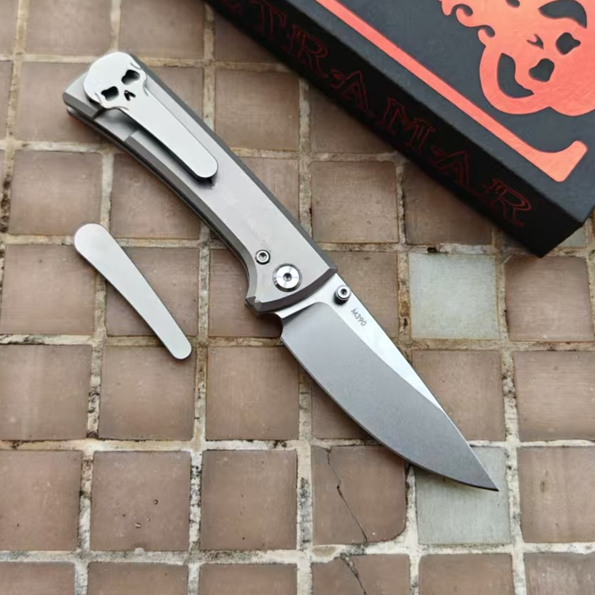 Hunting Outdoor Logos - Pisau Lipat Baru Chaves RCK9 Ultramar