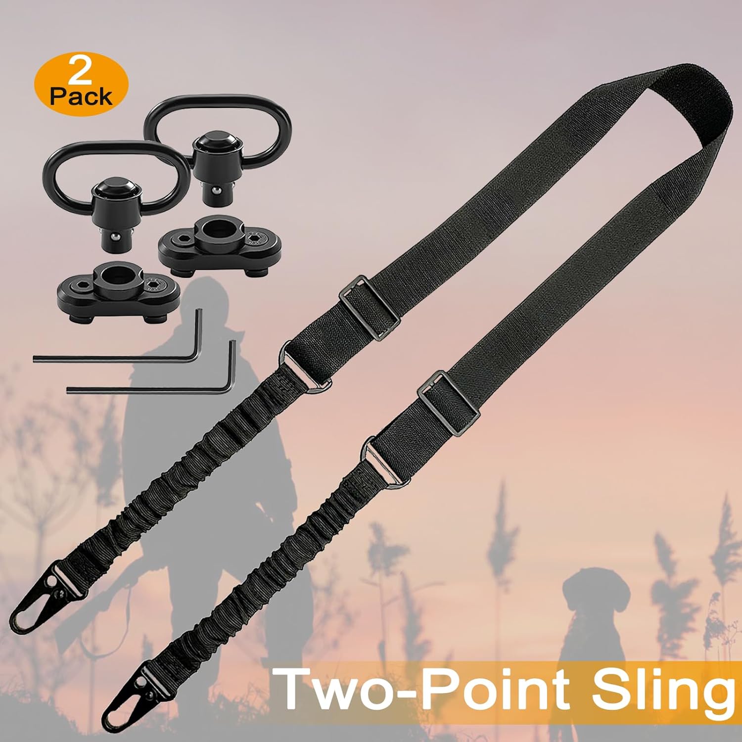 Rifle Sling Swivel - Selempang Senapan QD 2 Titik dengan