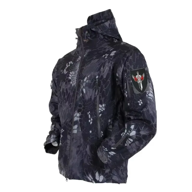 Men'S Outdoor Hunting Jacket - 5XL 6XL CP Kamuflase Soft Shell