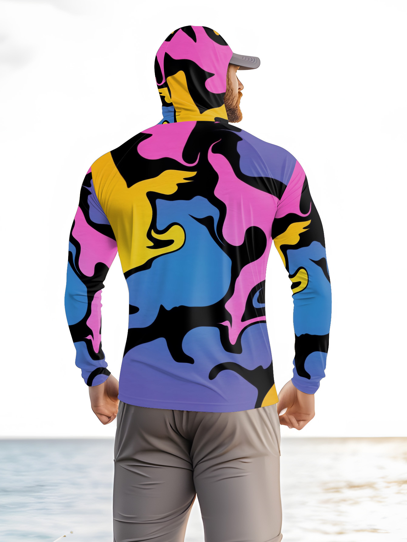 Kaos hoodie mancing pria lenga - Hunting Outdoor ulasan dan harga