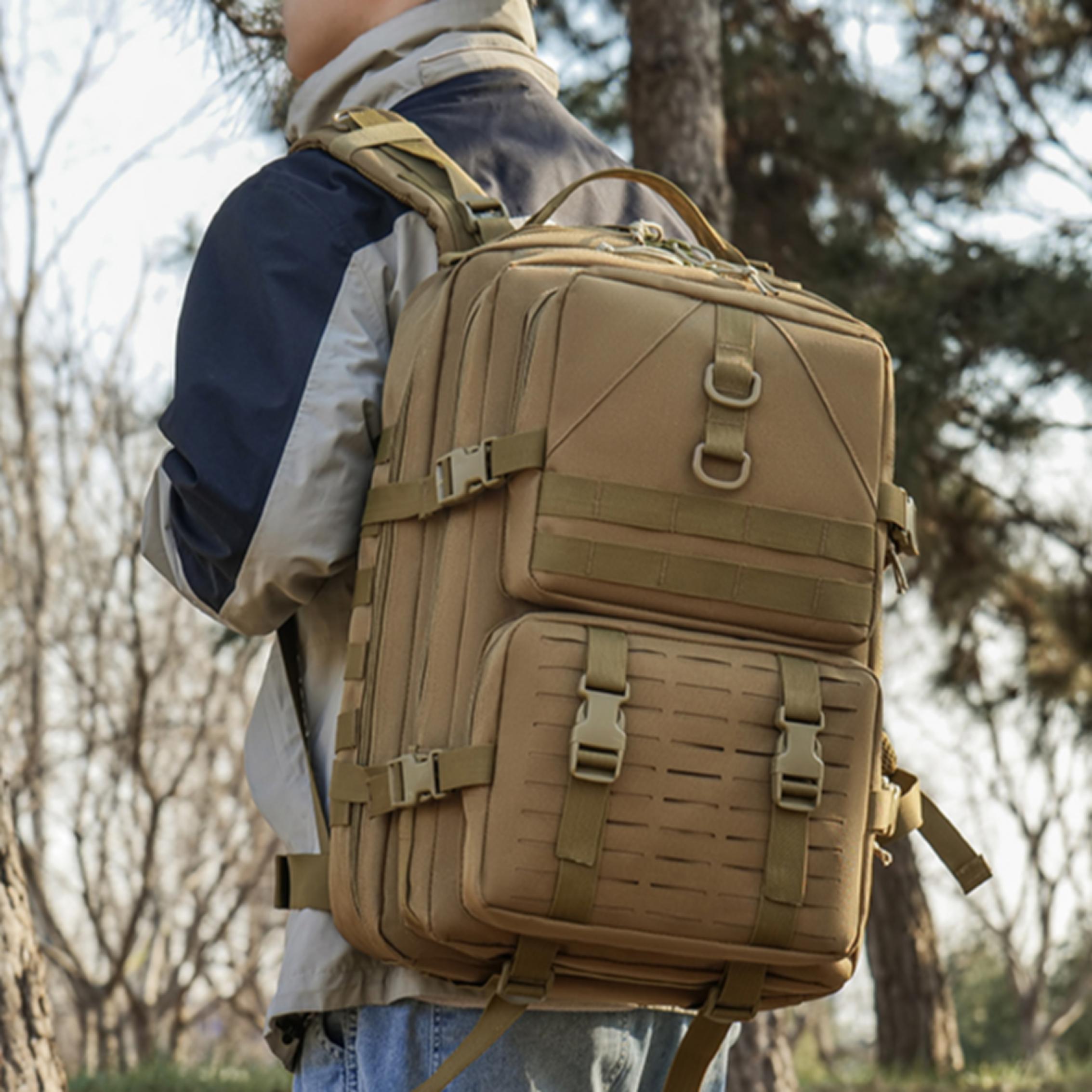 Ransel Taktis Outdoor Kapasita - Outdoor Hunting Logo ulasan dan harga