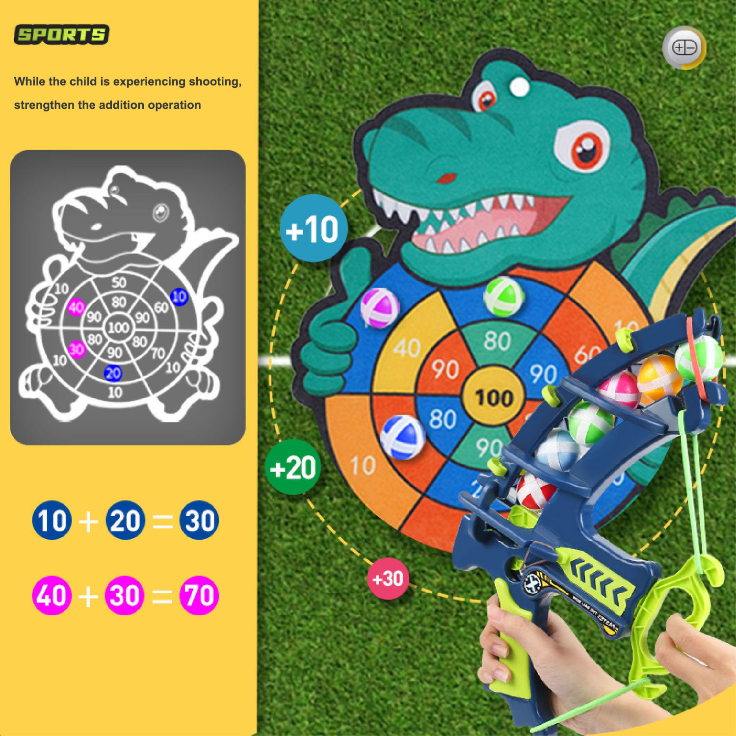 Montessori Lempar Olahraga Kat - Outdoor Hunting Toys ulasan dan harga