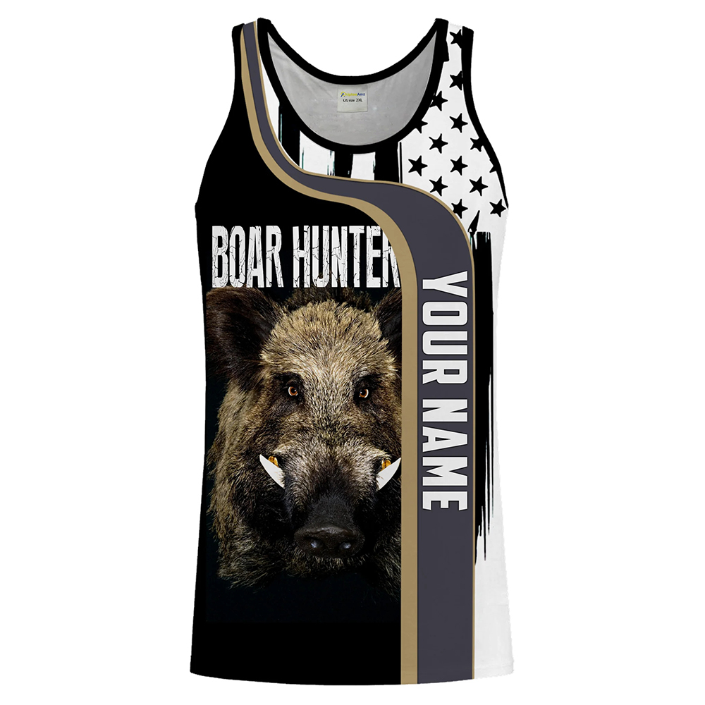 Kaos Tank Top 3D Print Tanpa L - Wildman Hunting & Outdoor Robertson Photos ulasan dan harga