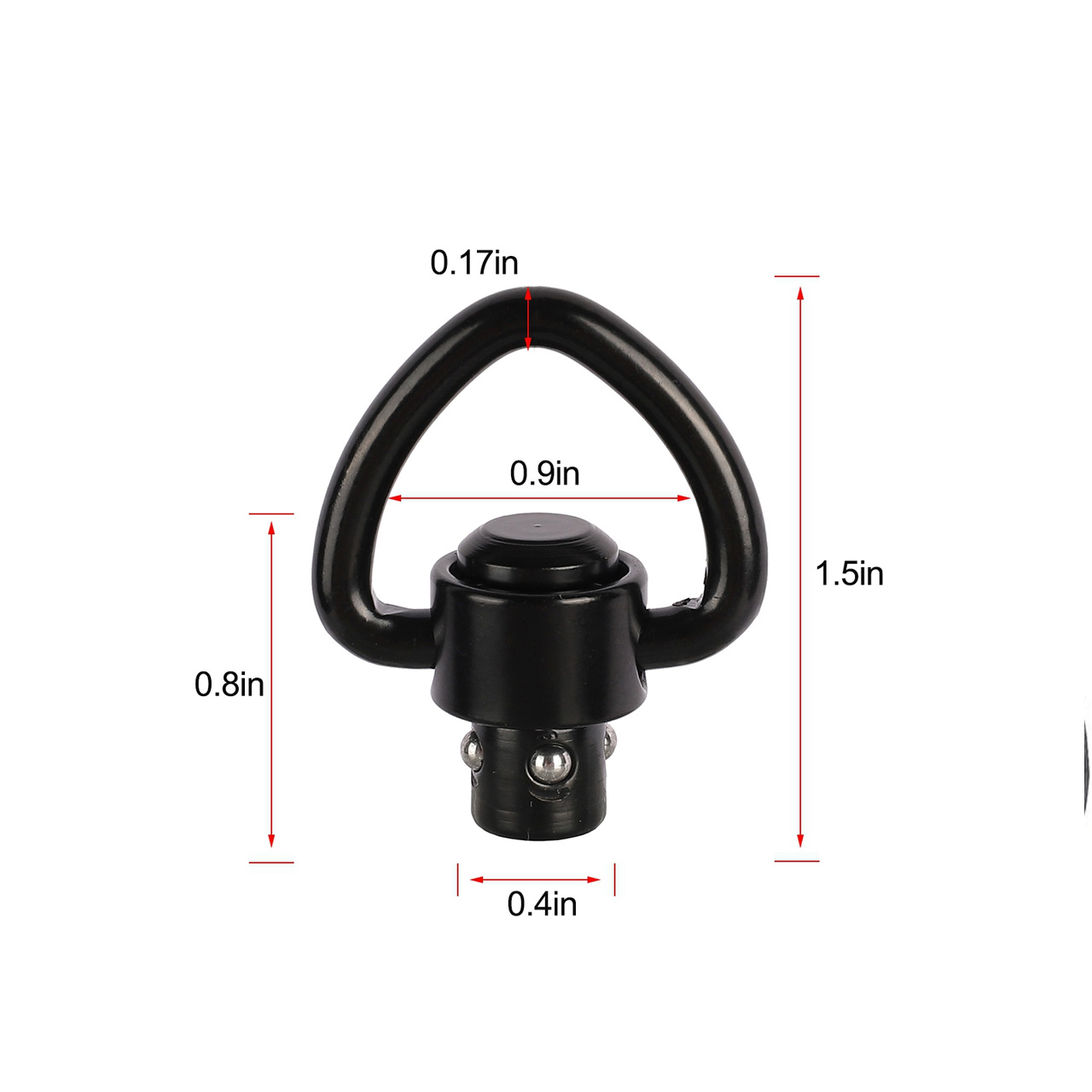 2 buah tombol tekan senapan, c - Rifle Sling Swivel ulasan dan harga