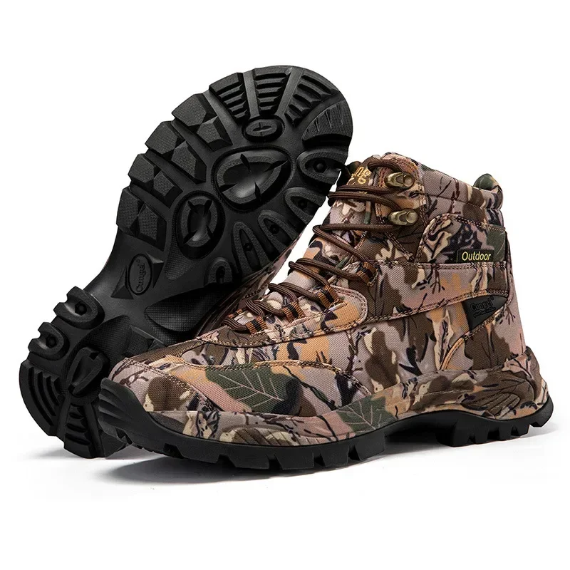 Sepatu Bot Berburu Kamuflase H - Hunting Outdoor Boots ulasan dan harga