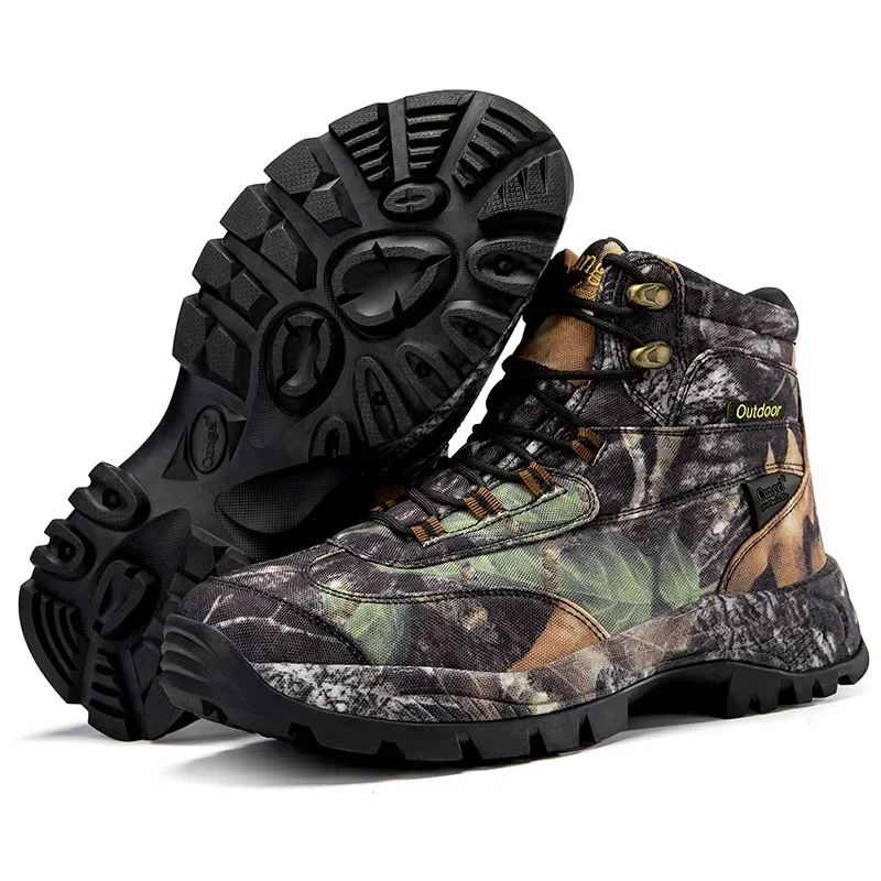 Sepatu Bot Berburu Kamuflase H - Hunting Outdoor Boots ulasan dan harga