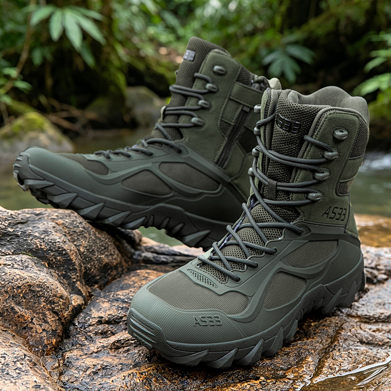 Sepatu Bot Taktis Pria Sepatu  - Hunting Outdoor Boots ulasan dan harga