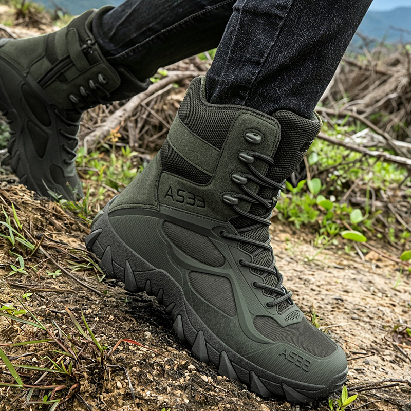 Sepatu Bot Taktis Pria Sepatu  - Hunting Outdoor Boots ulasan dan harga