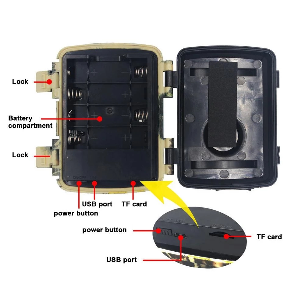 Kamera berburu jejak Mini, kam - Trail Camera Infrared ulasan dan harga