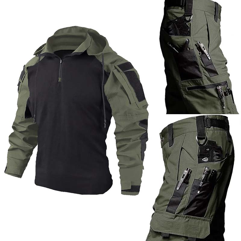 Setelan Kemeja & Celana Tempur - Hunting Outdoor ulasan dan harga