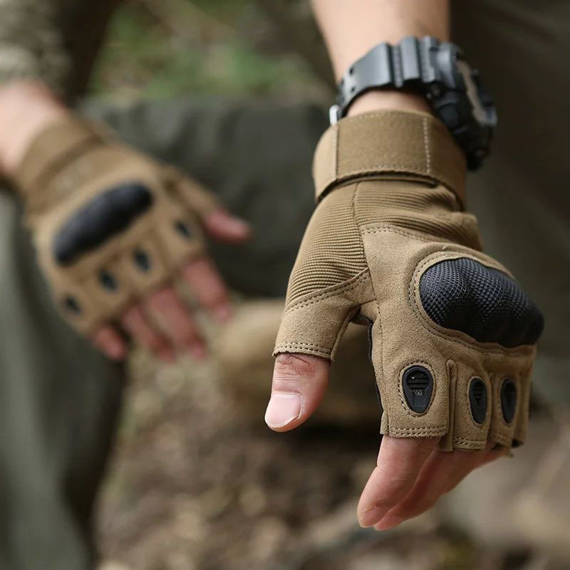 Sarung Tangan Taktis Full-fing - Outdoor Hunting Logo ulasan dan harga