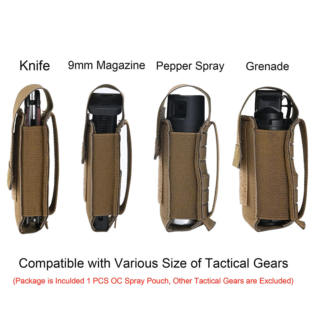 Kantong semprot lada Molle OC  - Men'S Outdoor Hunting Jacket ulasan dan harga