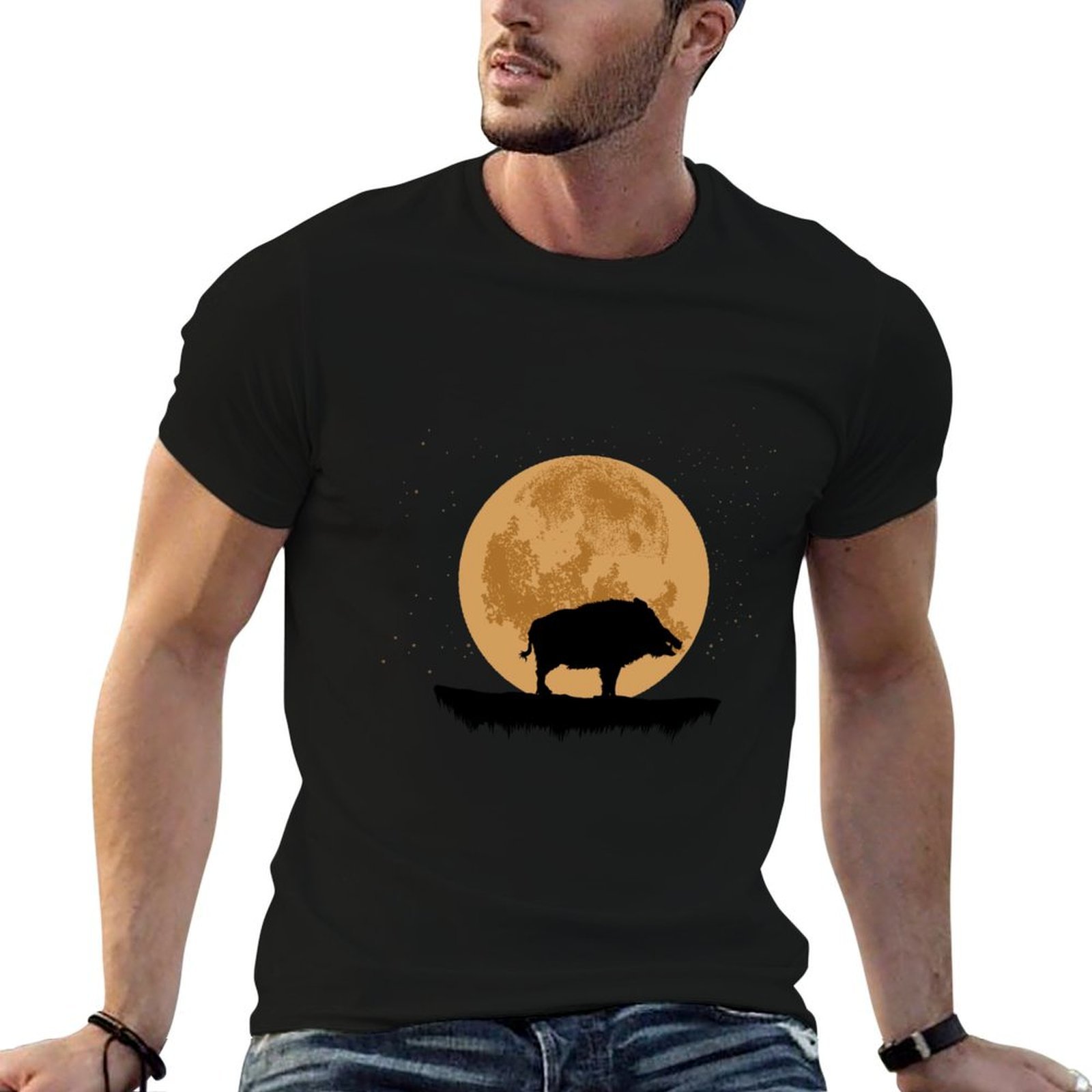 Kaos Berburu Babi Hutan Bulu B - Wildman Hunting & Outdoor Robertson Photos ulasan dan harga