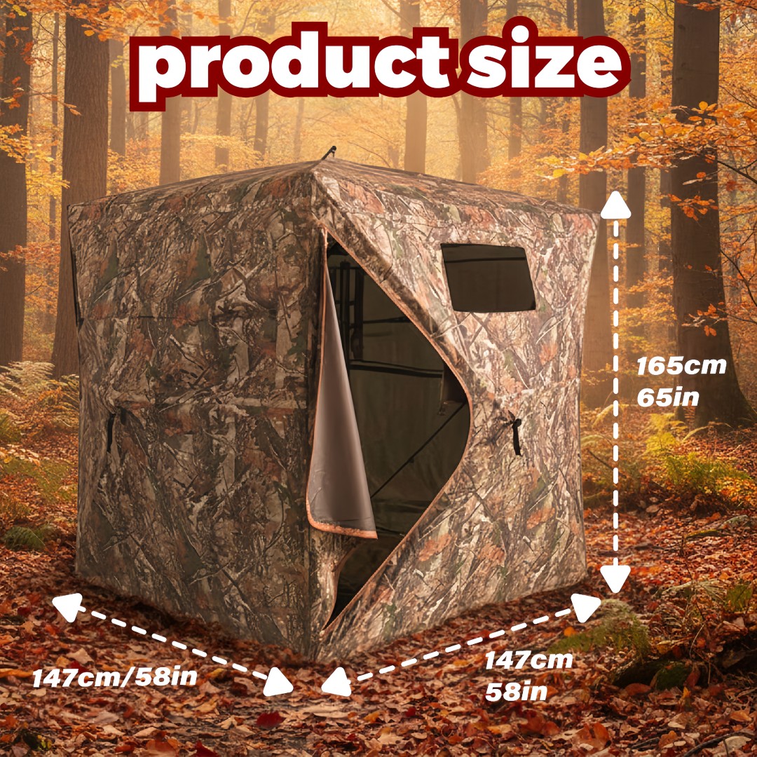 Tenda Berburu Pop-Up Kamuflase - Hunting Outdoor ulasan dan harga