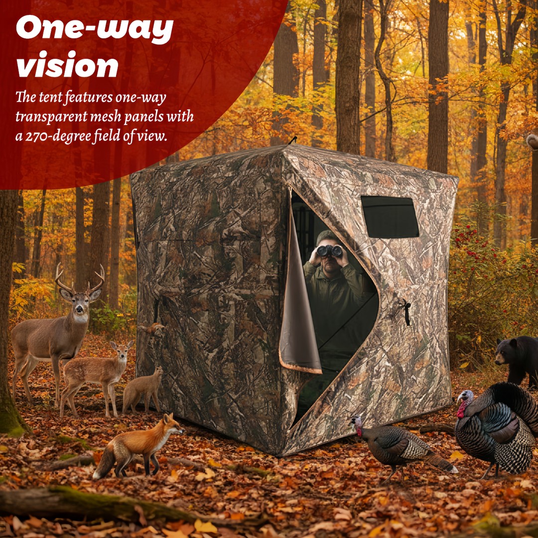 Tenda Berburu Pop-Up Kamuflase - Hunting Outdoor ulasan dan harga