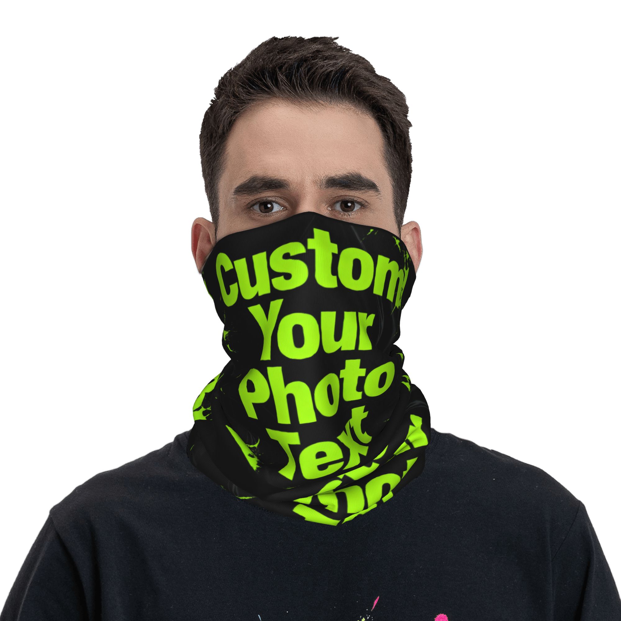 Bandana Leher Custom dengan Fo - Outdoor Hunting Logo ulasan dan harga