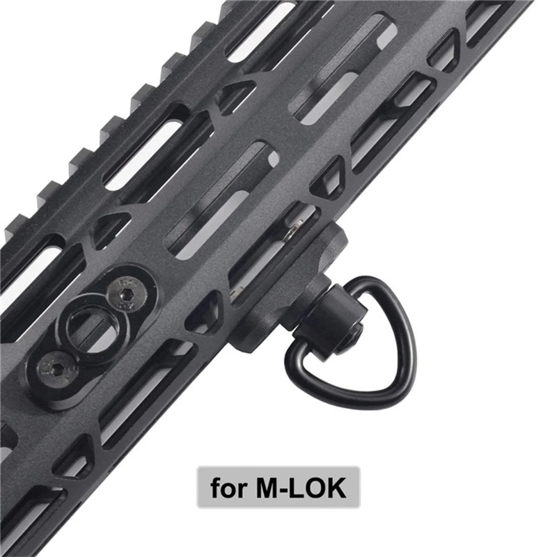 1/2 buah tombol tekan senapan, - Rifle Sling Swivel ulasan dan harga