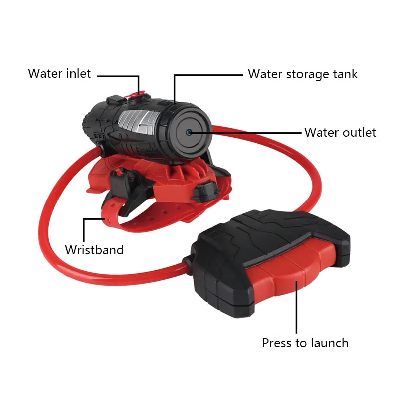Pistol air peluncur laba-laba  - Outdoor Hunting Toys ulasan dan harga